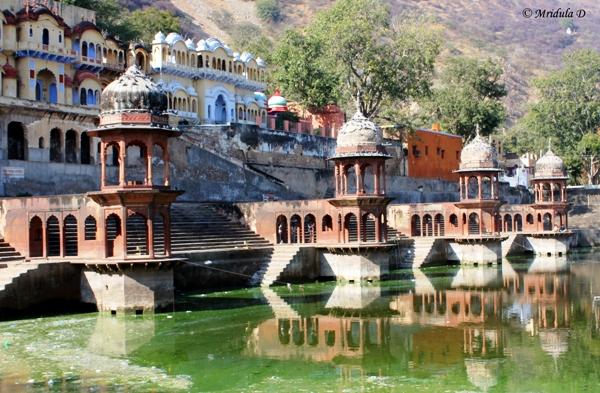 Reflections in the Water Tank, City Palace, Alwar, Rajasthan