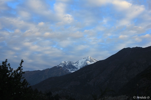 Chuli East as seen from Pisang, Annapurna Circuit Trek, Nepal