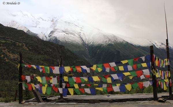 Prayer Flags at Humde, Annapurna Circuit Trek, Nepal