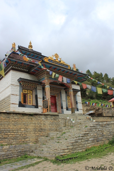 The Monastrey at Upper Pisang, Annapurna Circuit Trek, Nepal