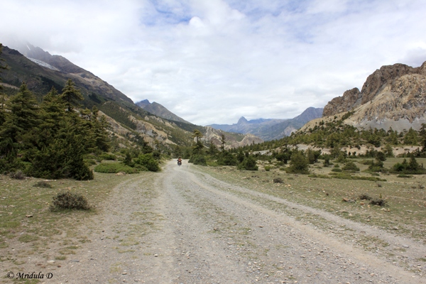 The Road to Manang, Annapurna Circuit Trek, Nepal