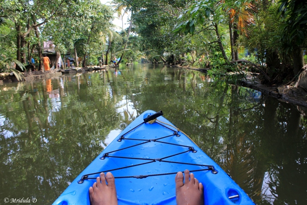 Kayaking in Kerala Backwaters