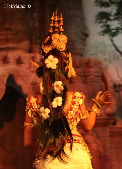 Beautiful Flowers in Her Hair, Apsara Dance, Siem Reap, Cambodia