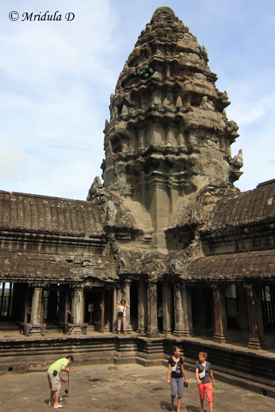 Inside Angkor Wat Temple, Cambodia