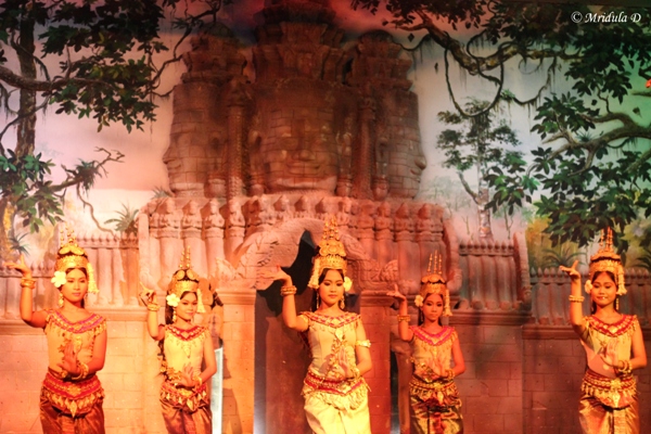 The Beautiful Ladies Performing the Apsara Dance, Siem Reap, Cambodia