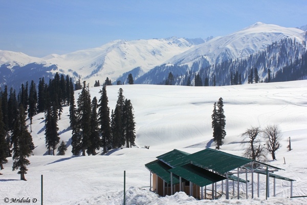 Snow at Gulmarg, India