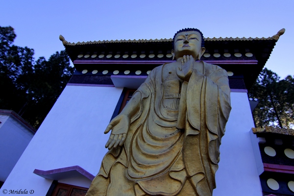 A Giant-Buddha at the Monastery 