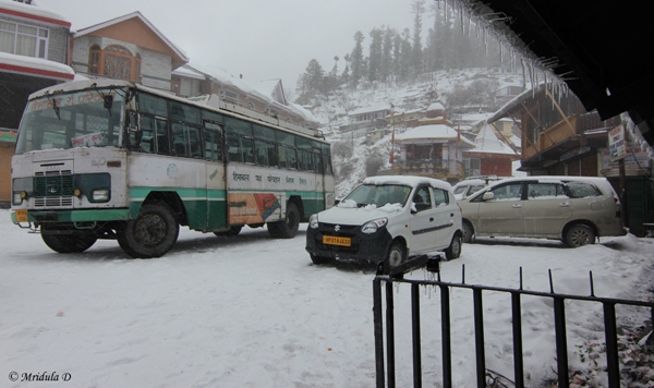 The Bus Stand, Narkanda, Himachal Pradesh