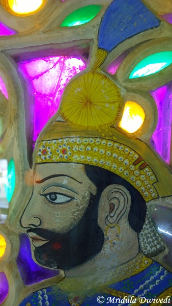 Details of a Painting, City Palace, Udaipur