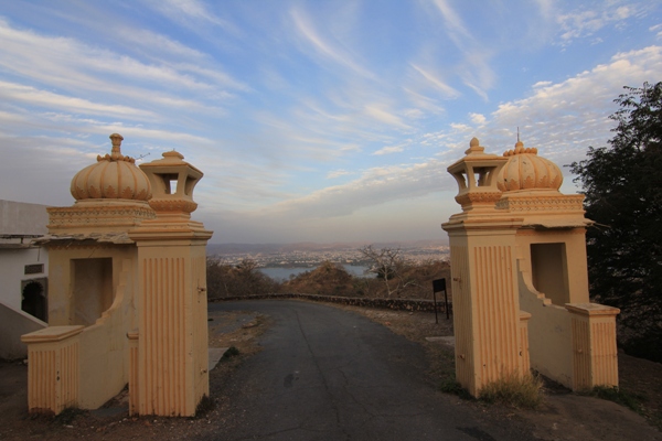 Gates to the Monsoon Palace, Udaipur, Rajasthan, India