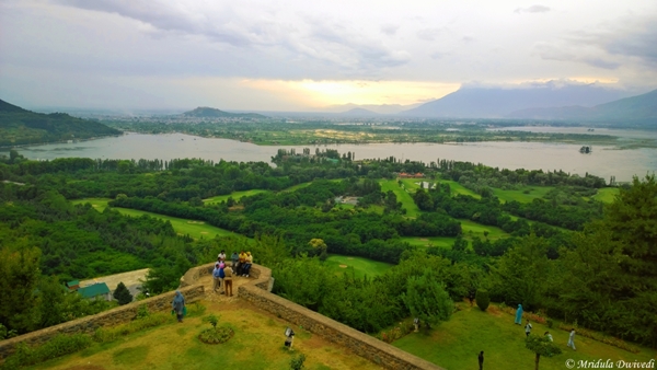 View of Srinagar from Pari Mahal