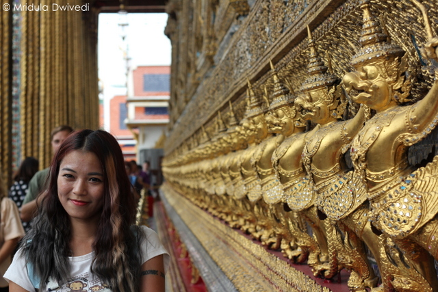 A Girl at Grand Palace, Bangkok