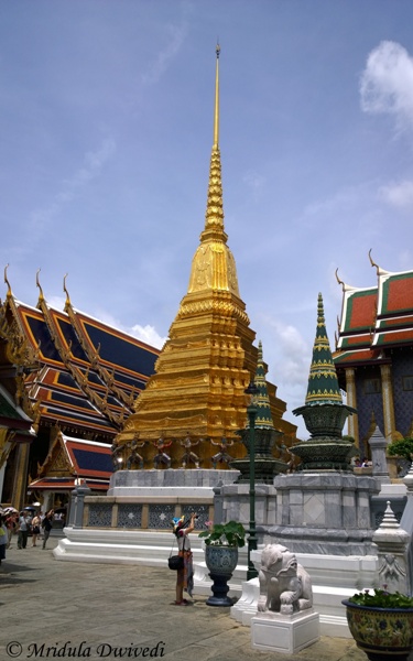 A Golden Pagoda, Grand Palace, Bangkok