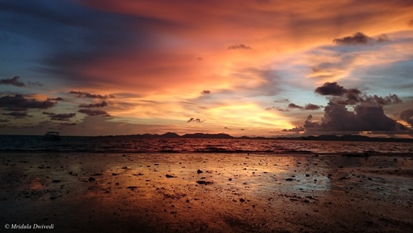 Sunset at Krabi, Thailand