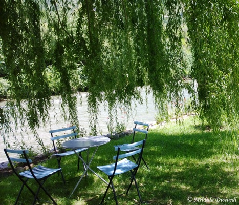A Table in the Weeping Willow, Terma Linca Resort, Thimphu