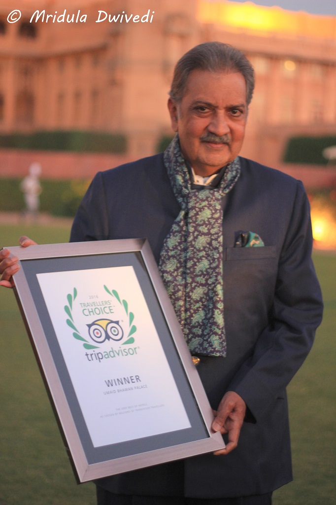 maharaja-gaj-singh-tripadvisor-award