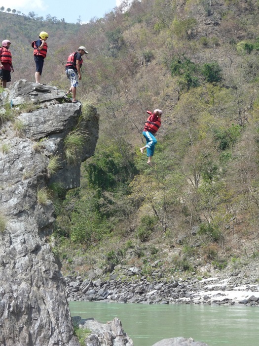 cliff-jumping