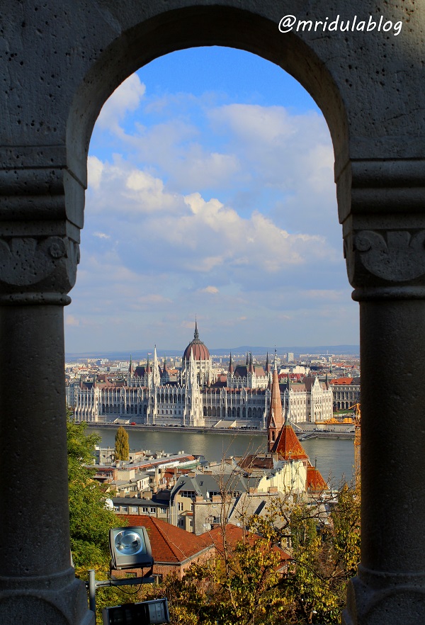 A view of the parliament house from Fisherman's Bastian, Budapest