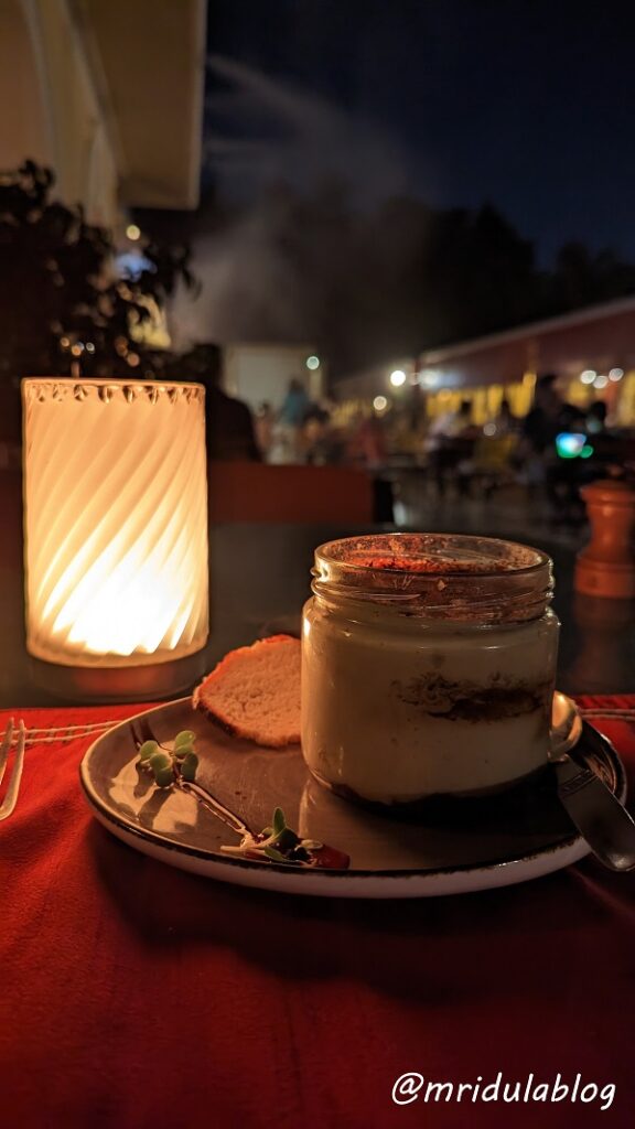 Tiramisu at the Steam, Rambagh Palace Jaipur