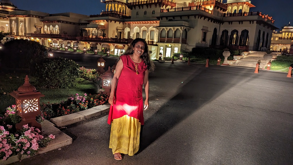 Mridula at Rambagh Palace Jaipur