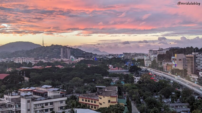 Guwahati, Assam at Sunset